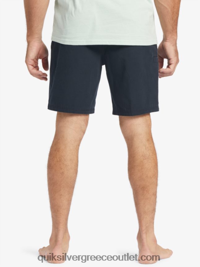 waterman last light λάστιχο 19 σορτς Quiksilver άνδρες 66LP84256 μαύρος