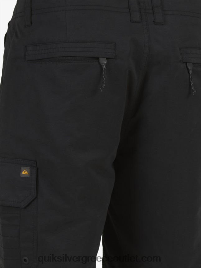 waterman maldive 20 σορτς φορτίου Quiksilver άνδρες 66LP841727 μαύρος