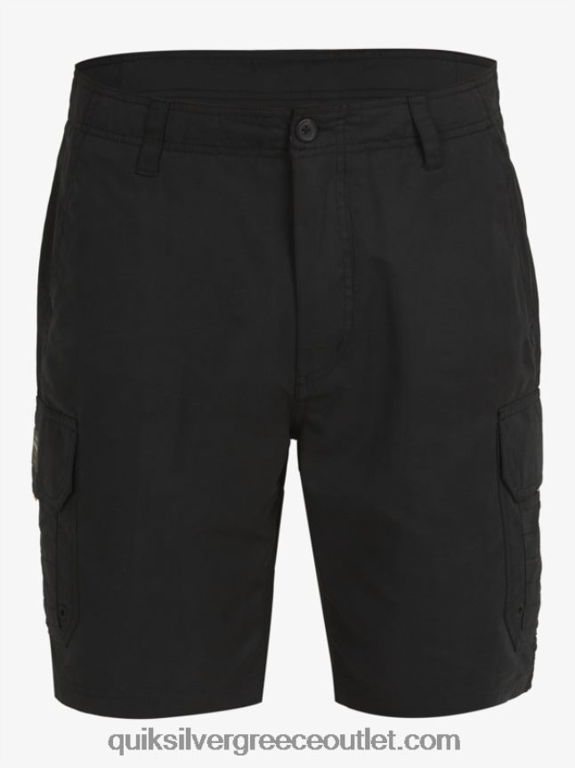 waterman maldive 20 σορτς φορτίου Quiksilver άνδρες 66LP841727 μαύρος