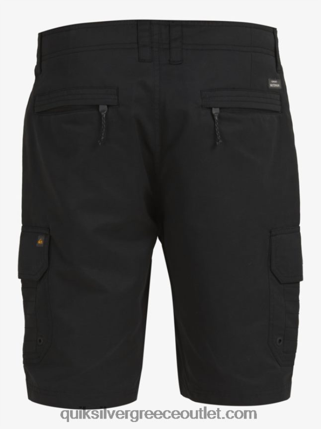 waterman maldive 20 σορτς φορτίου Quiksilver άνδρες 66LP841727 μαύρος