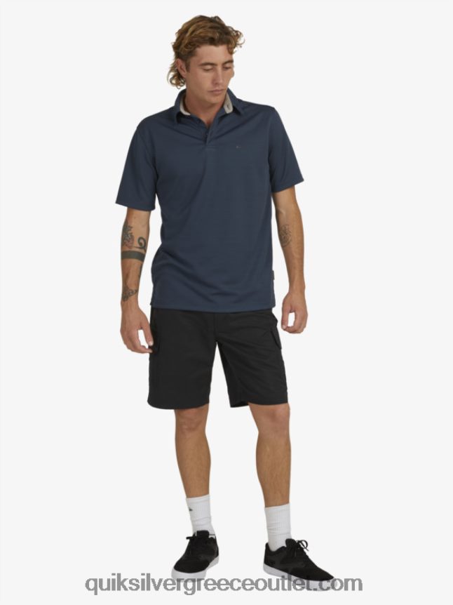 waterman maldive 20 σορτς φορτίου Quiksilver άνδρες 66LP841727 μαύρος