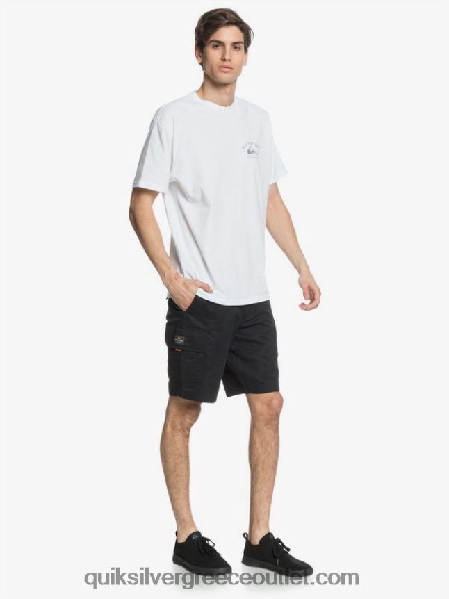 waterman maldive 20 σορτς φορτίου Quiksilver άνδρες 66LP841727 μαύρος