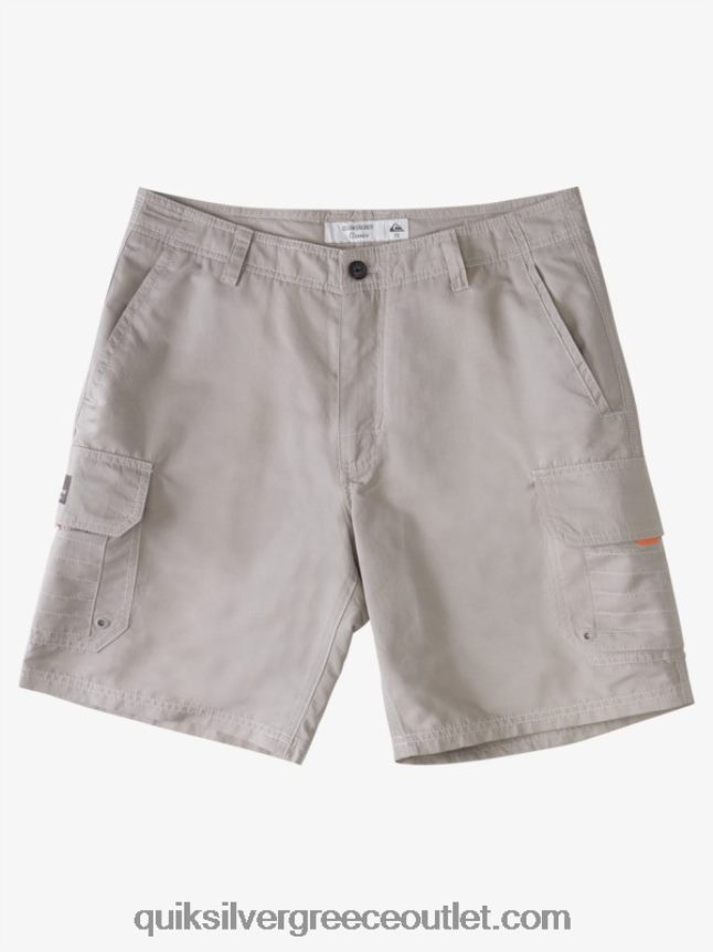 waterman maldive 20 σορτς φορτίου Quiksilver άνδρες 66LP841728 γκρι πυριτόλιθο