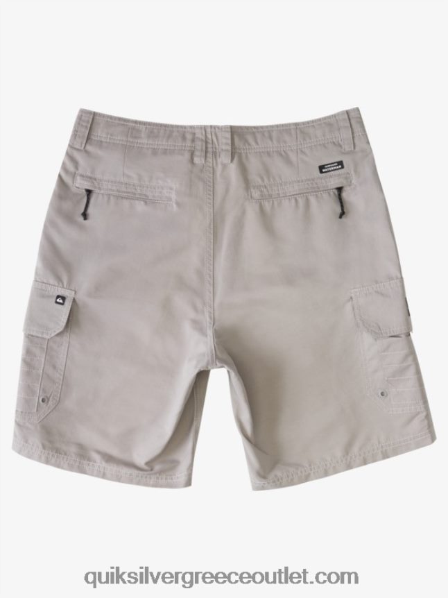 waterman maldive 20 σορτς φορτίου Quiksilver άνδρες 66LP841728 γκρι πυριτόλιθο