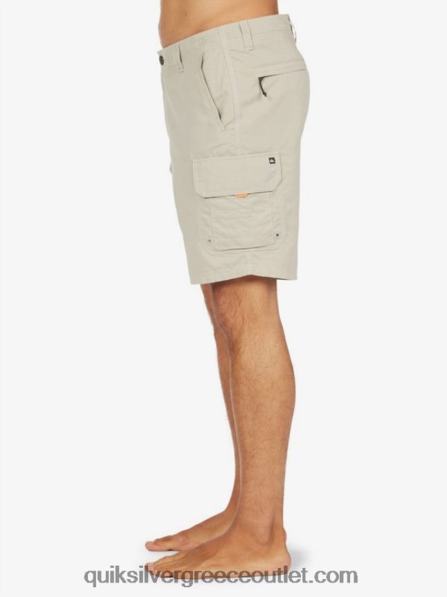 waterman maldive 20 σορτς φορτίου Quiksilver άνδρες 66LP841728 γκρι πυριτόλιθο