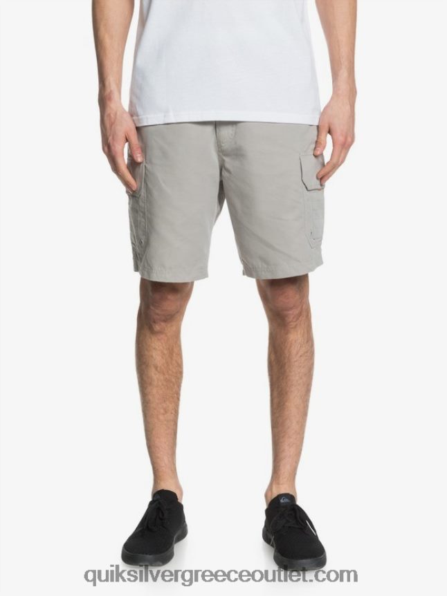 waterman maldive 20 σορτς φορτίου Quiksilver άνδρες 66LP841728 γκρι πυριτόλιθο