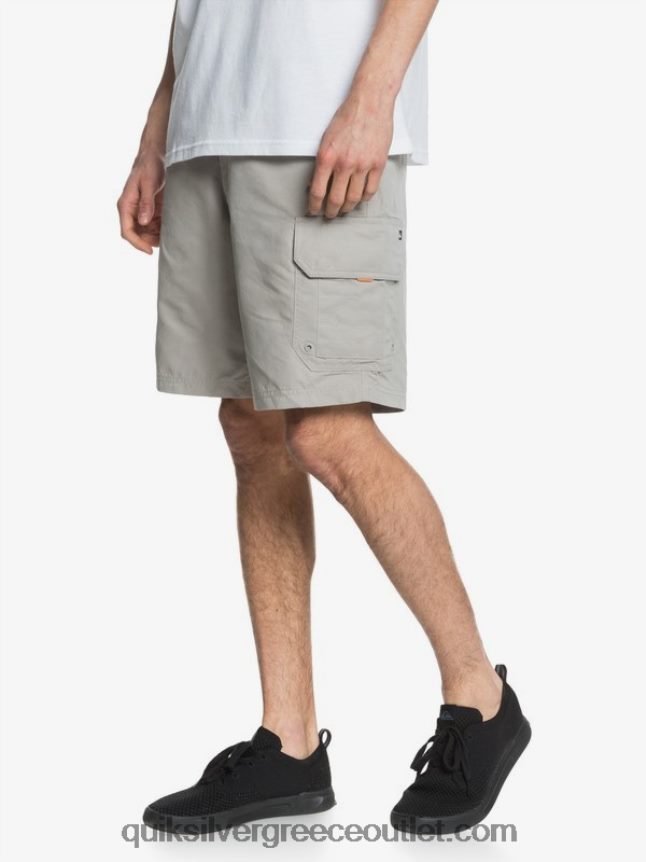 waterman maldive 20 σορτς φορτίου Quiksilver άνδρες 66LP841728 γκρι πυριτόλιθο