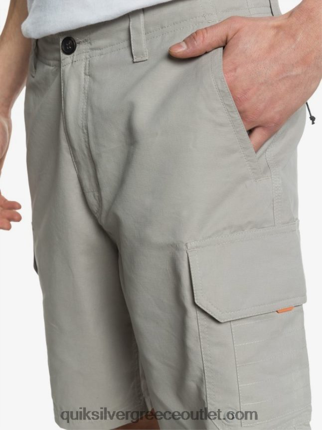 waterman maldive 20 σορτς φορτίου Quiksilver άνδρες 66LP841728 γκρι πυριτόλιθο