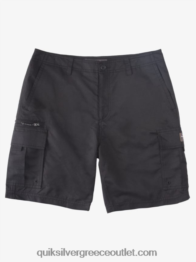 waterman maldive atoll cargo 20 σορτς Quiksilver άνδρες 66LP84785 μαύρος