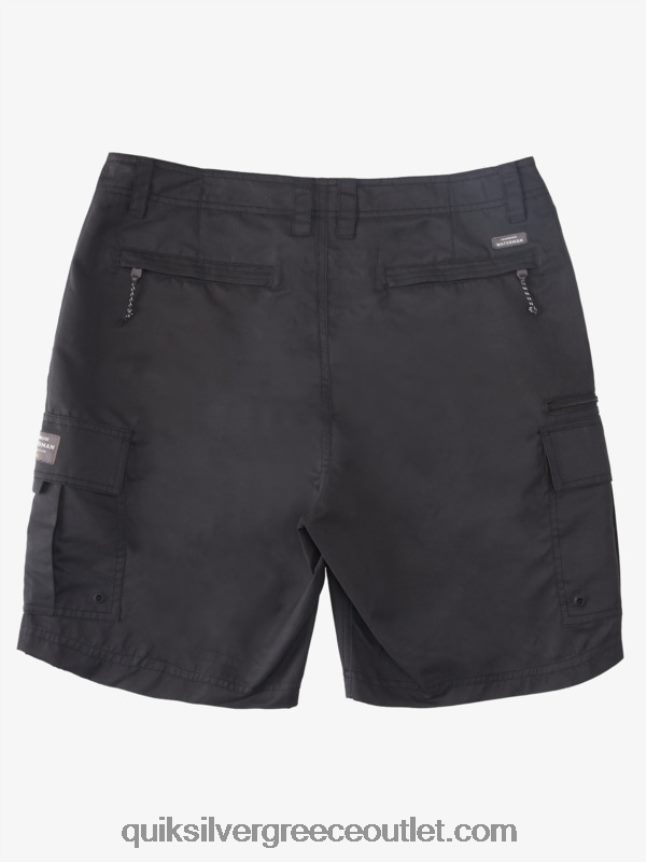 waterman maldive atoll cargo 20 σορτς Quiksilver άνδρες 66LP84785 μαύρος