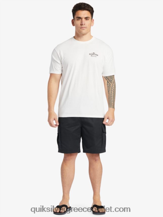 waterman maldive atoll cargo 20 σορτς Quiksilver άνδρες 66LP84785 μαύρος