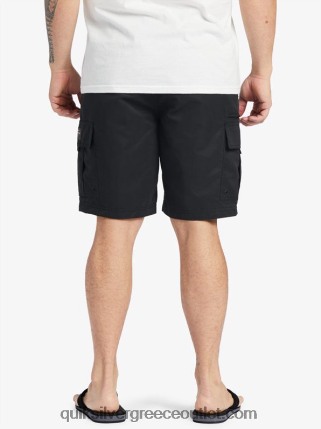 waterman maldive atoll cargo 20 σορτς Quiksilver άνδρες 66LP84785 μαύρος