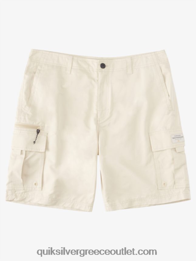 waterman maldive atoll cargo 20 σορτς Quiksilver άνδρες 66LP84786 καστανό ρύζι