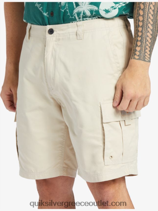 waterman maldive atoll cargo 20 σορτς Quiksilver άνδρες 66LP84786 καστανό ρύζι