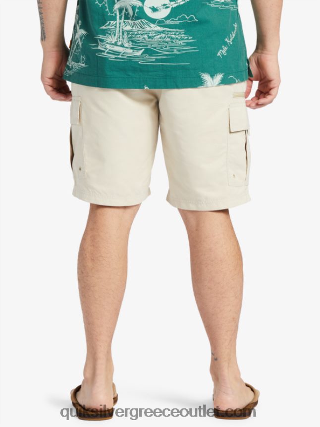 waterman maldive atoll cargo 20 σορτς Quiksilver άνδρες 66LP84786 καστανό ρύζι