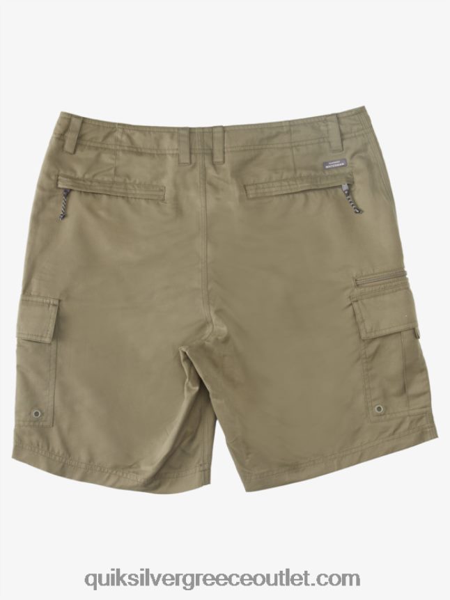 waterman maldive atoll cargo 20 σορτς Quiksilver άνδρες 66LP84787 σκονισμένη ελιά