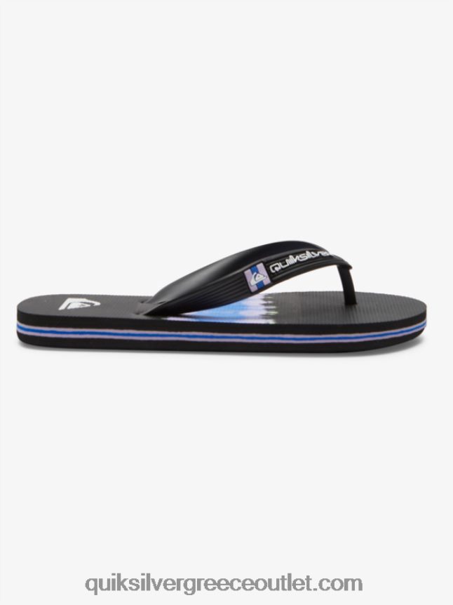 8-16 σαγιονάρες μολόκαι Quiksilver αγόρια 66LP842023 μαύρος
