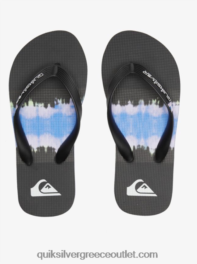 8-16 σαγιονάρες μολόκαι Quiksilver αγόρια 66LP842023 μαύρος