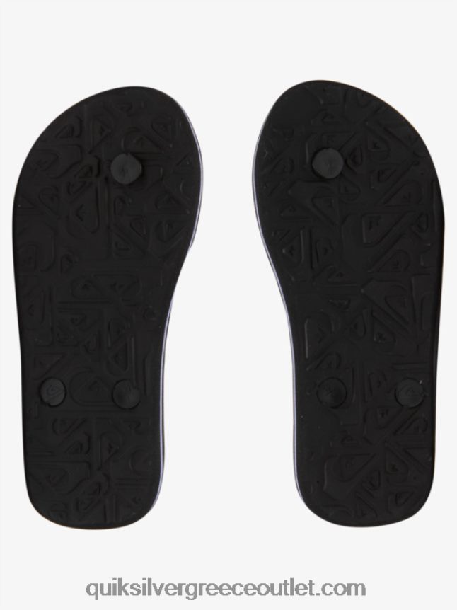 8-16 σαγιονάρες μολόκαι Quiksilver αγόρια 66LP842023 μαύρος