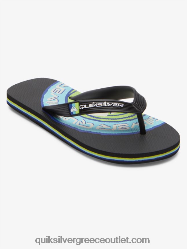 8-16 σαγιονάρες μολόκαι Quiksilver αγόρια 66LP842024 μαύρος