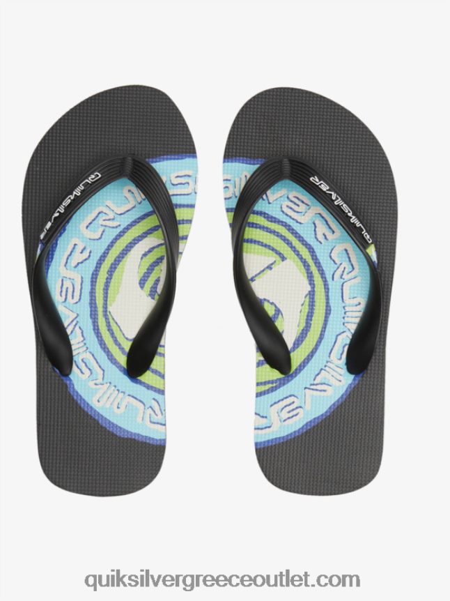 8-16 σαγιονάρες μολόκαι Quiksilver αγόρια 66LP842024 μαύρος