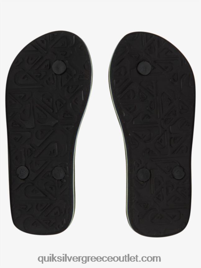 8-16 σαγιονάρες μολόκαι Quiksilver αγόρια 66LP842024 μαύρος