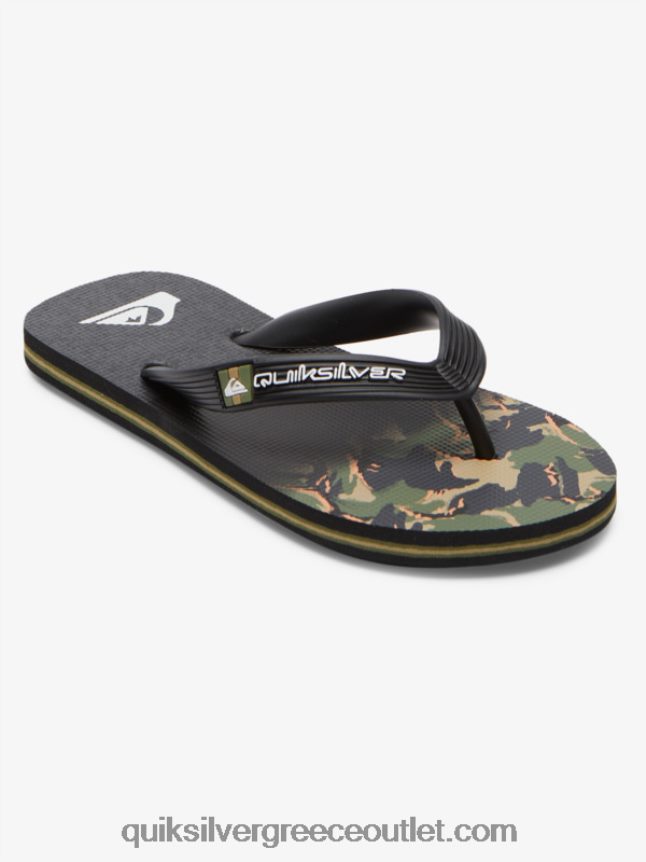 8-16 σαγιονάρες μολόκαι Quiksilver αγόρια 66LP842025 πράσινο 1