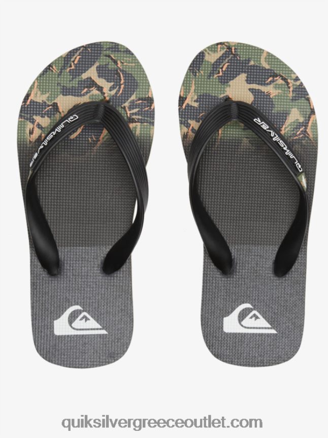 8-16 σαγιονάρες μολόκαι Quiksilver αγόρια 66LP842025 πράσινο 1