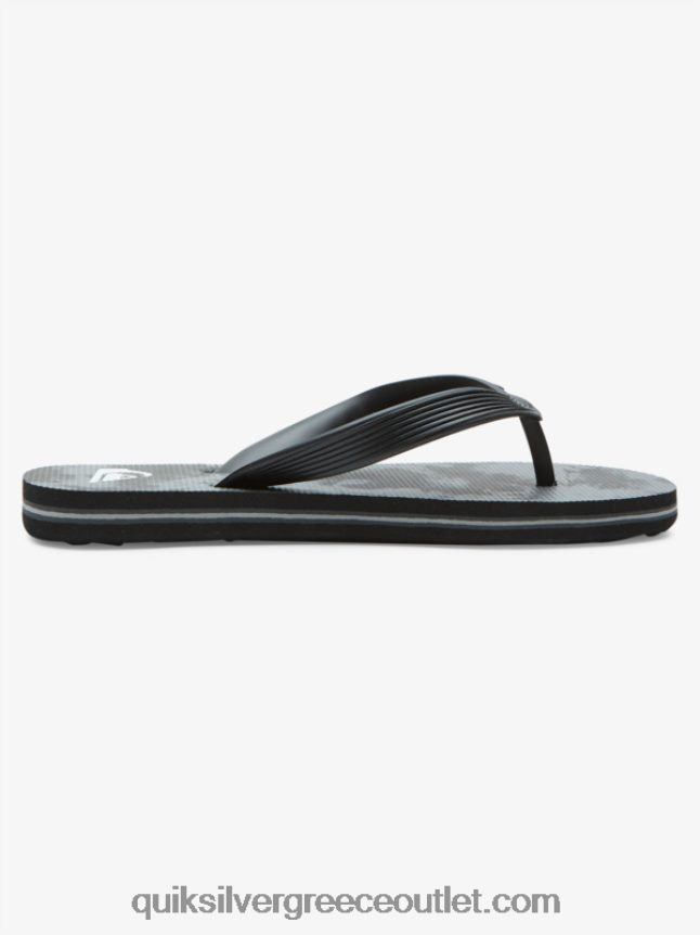 8-16 σαγιονάρες μολόκαι Quiksilver αγόρια 66LP842026 μαύρο/γκρι