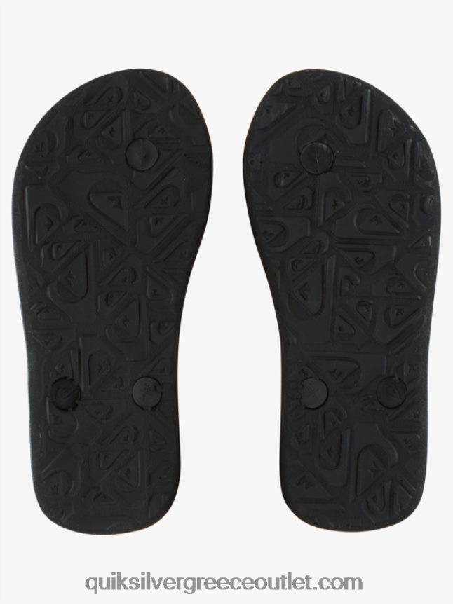 8-16 σαγιονάρες μολόκαι Quiksilver αγόρια 66LP842026 μαύρο/γκρι