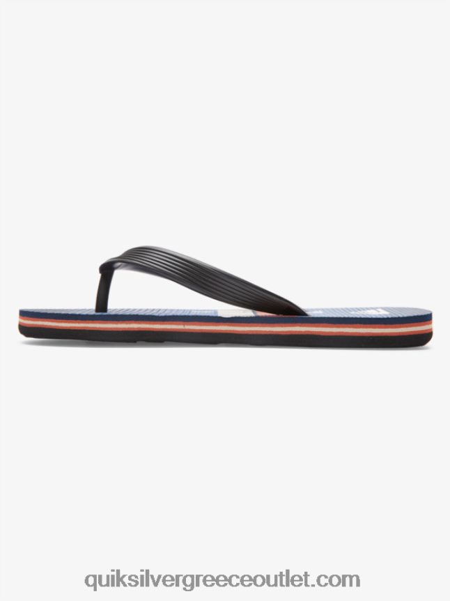 8-16 σαγιονάρες μολόκαι Quiksilver αγόρια 66LP842030 Μαύρο μπλε
