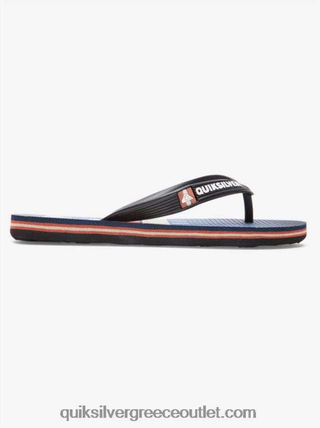 8-16 σαγιονάρες μολόκαι Quiksilver αγόρια 66LP842030 Μαύρο μπλε