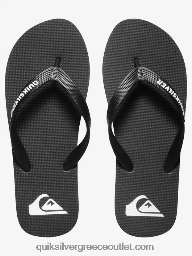 8-16 σαγιονάρες μολόκαι Quiksilver αγόρια 66LP842106 μαύρο άσπρο