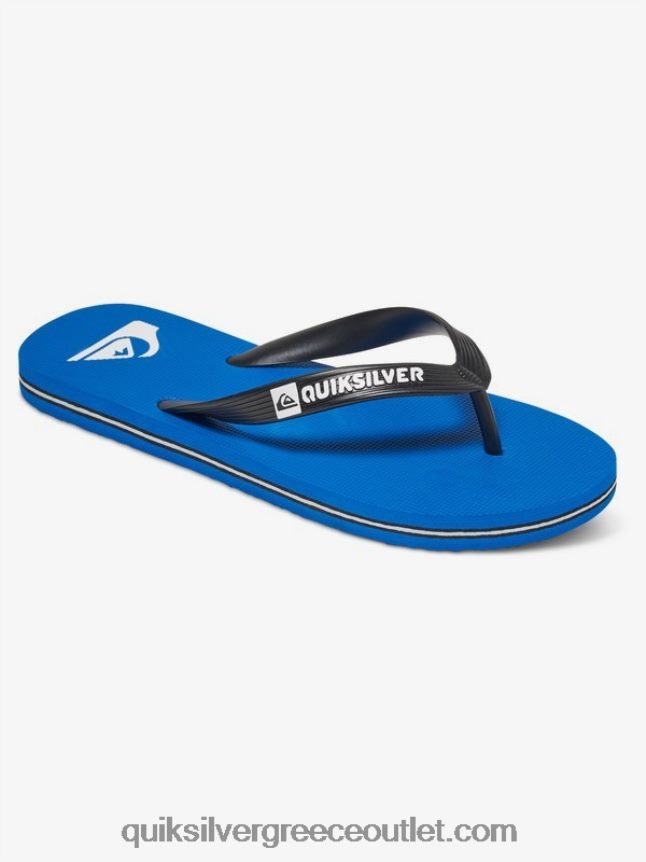 8-16 σαγιονάρες μολόκαι Quiksilver αγόρια 66LP842107 Μαύρο μπλε