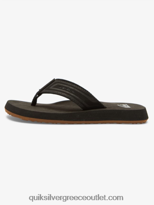 8-16 σανδάλια με κλειδί μαϊμού πυρήνα Quiksilver αγόρια 66LP842181 μαύρος