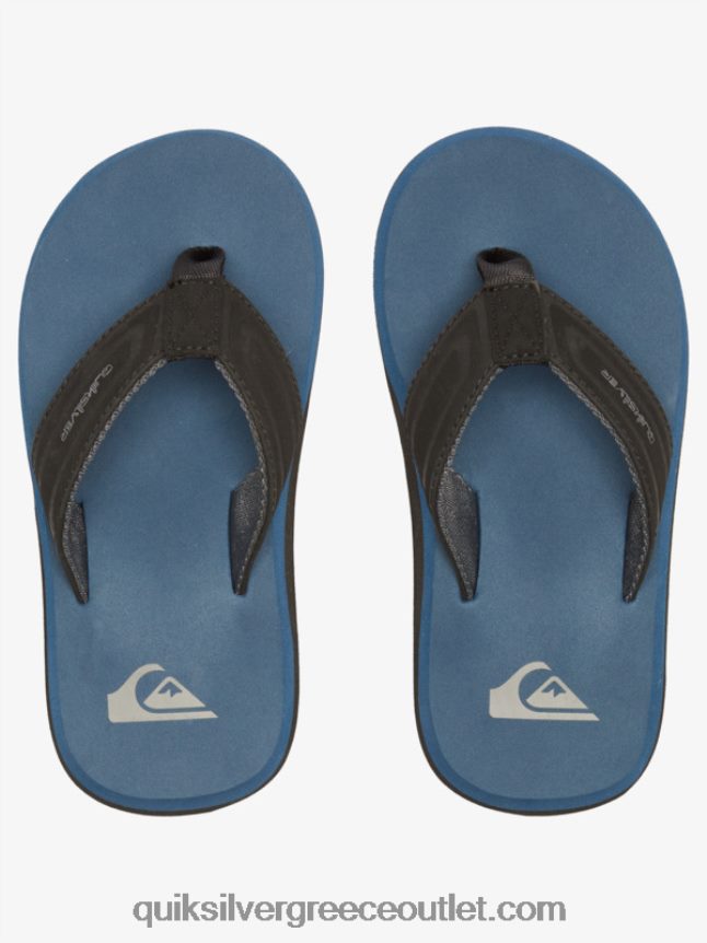 8-16 σανδάλια με κλειδί μαϊμού πυρήνα Quiksilver αγόρια 66LP842184 μπλε 1