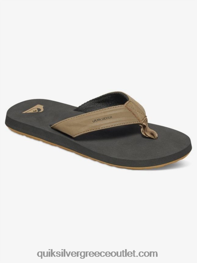 8-16 σανδάλια με κλειδί μαϊμού Quiksilver αγόρια 66LP842284 μαύρισμα - στερεό