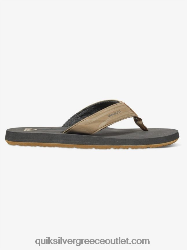 8-16 σανδάλια με κλειδί μαϊμού Quiksilver αγόρια 66LP842284 μαύρισμα - στερεό