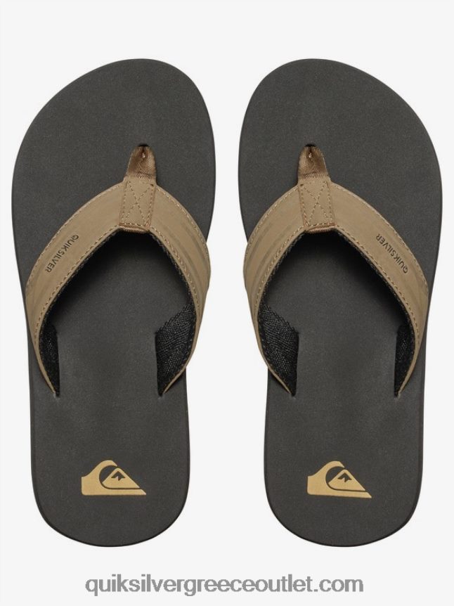 8-16 σανδάλια με κλειδί μαϊμού Quiksilver αγόρια 66LP842284 μαύρισμα - στερεό