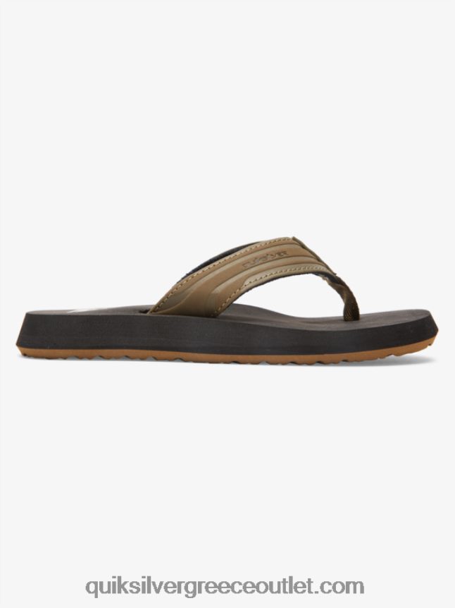 8-16 σανδάλια με κλειδί μαϊμού Quiksilver αγόρια 66LP842284 μαύρισμα - στερεό
