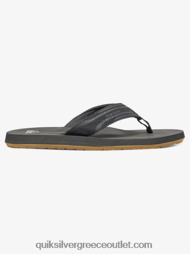 8-16 σανδάλια με κλειδί μαϊμού Quiksilver αγόρια 66LP842285 μαύρο καφέ