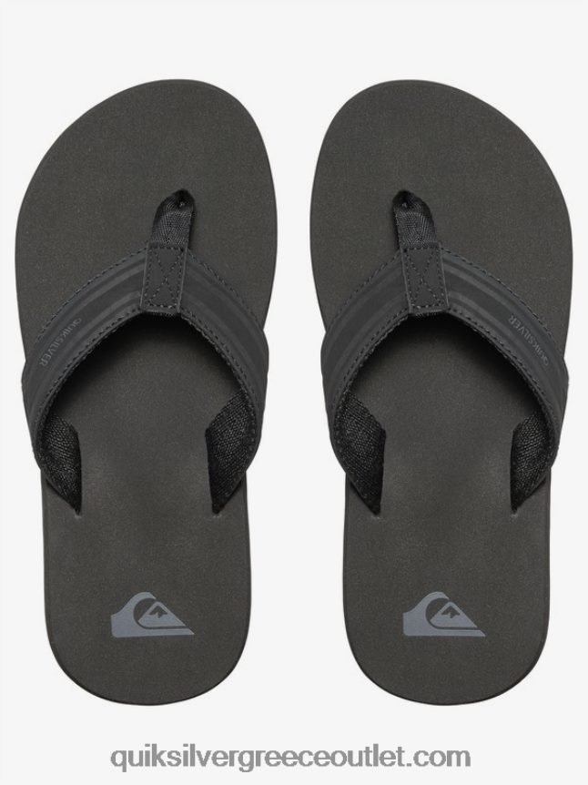 8-16 σανδάλια με κλειδί μαϊμού Quiksilver αγόρια 66LP842285 μαύρο καφέ