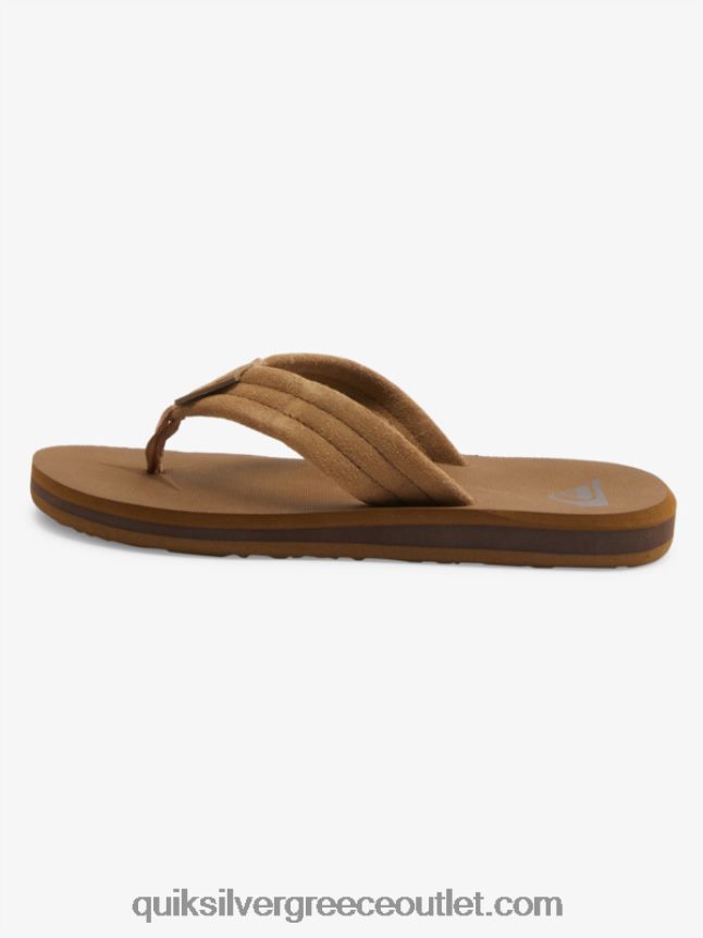 Σανδάλια 8-16 carver σουέντ πυρήνα Quiksilver αγόρια 66LP842092 μαύρισμα 1