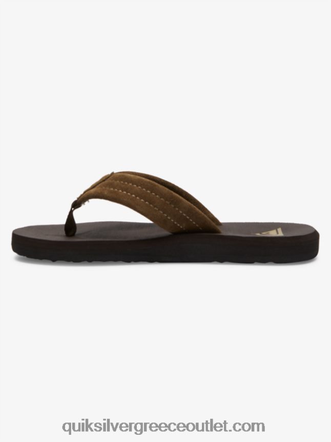 Σανδάλια 8-16 carver σουέντ πυρήνα Quiksilver αγόρια 66LP842093 καφέ 1