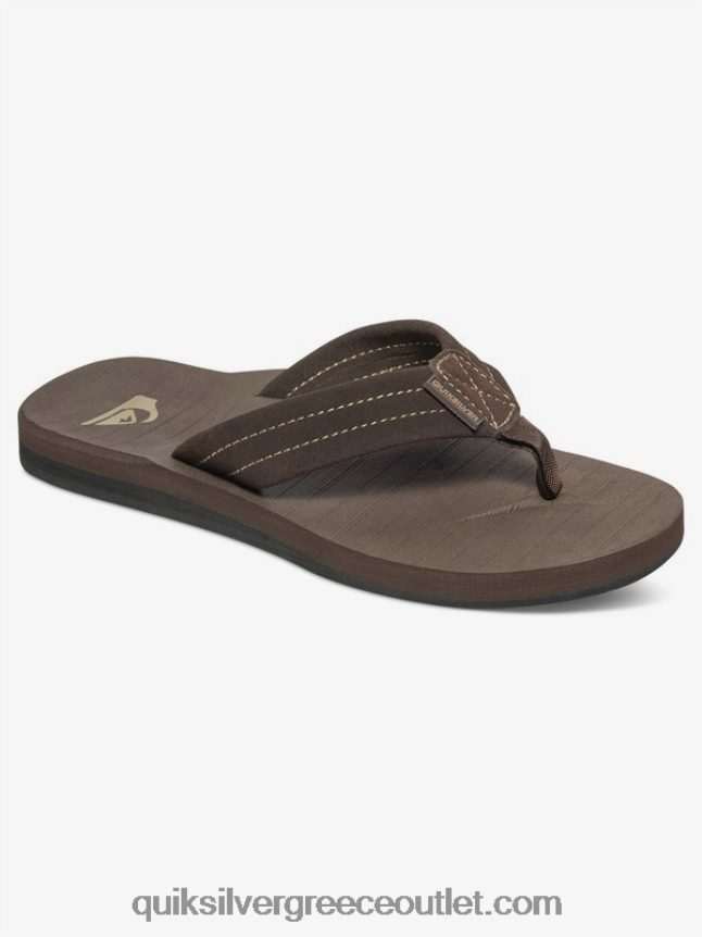 8-16 πέδιλα από δέρμα σουέντ carver Quiksilver αγόρια 66LP842283 demitasse - στερεό