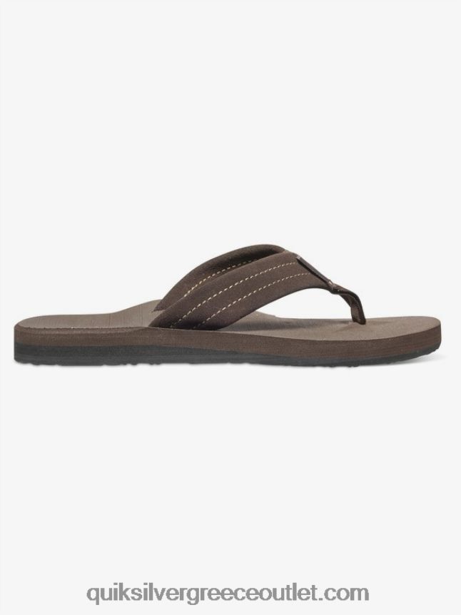 8-16 πέδιλα από δέρμα σουέντ carver Quiksilver αγόρια 66LP842283 demitasse - στερεό