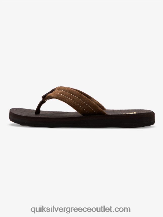 8-16 πέδιλα από δέρμα σουέντ carver Quiksilver αγόρια 66LP842283 demitasse - στερεό