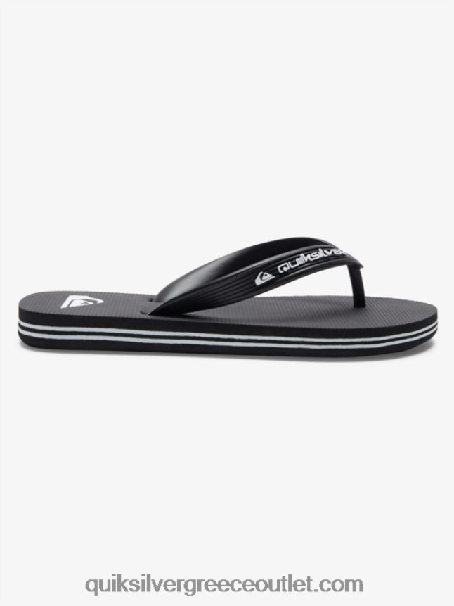 8-16 σαγιονάρες πυρήνα molokai Quiksilver αγόρια 66LP842168 μαύρος