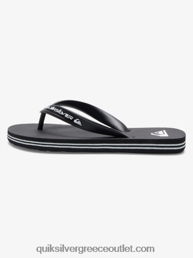 8-16 σαγιονάρες πυρήνα molokai Quiksilver αγόρια 66LP842168 μαύρος