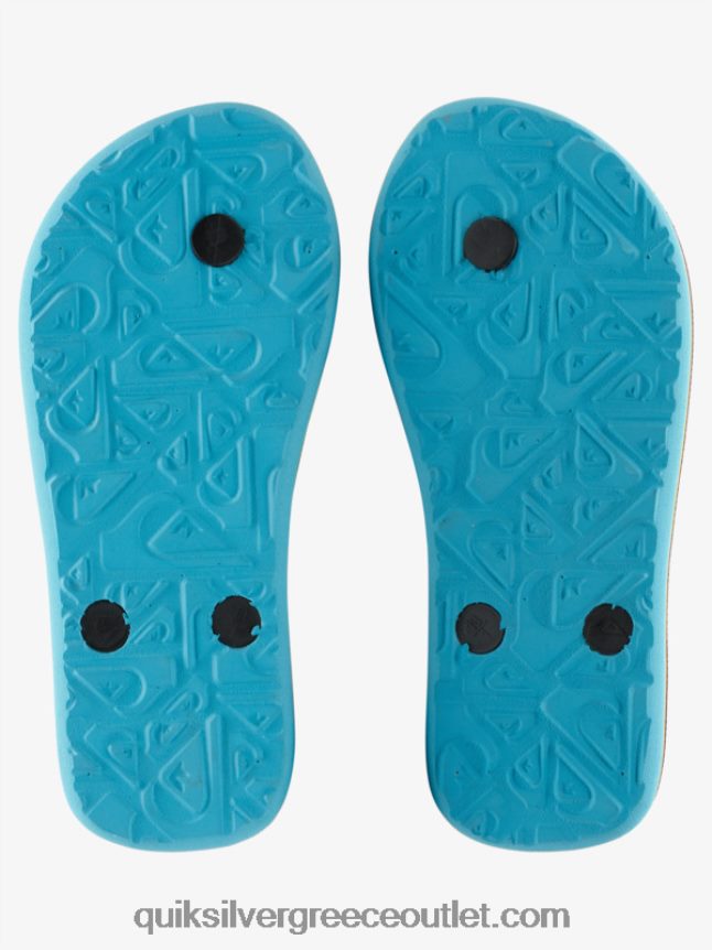 8-16 σαγιονάρες πυρήνα molokai Quiksilver αγόρια 66LP842169 μαύρος